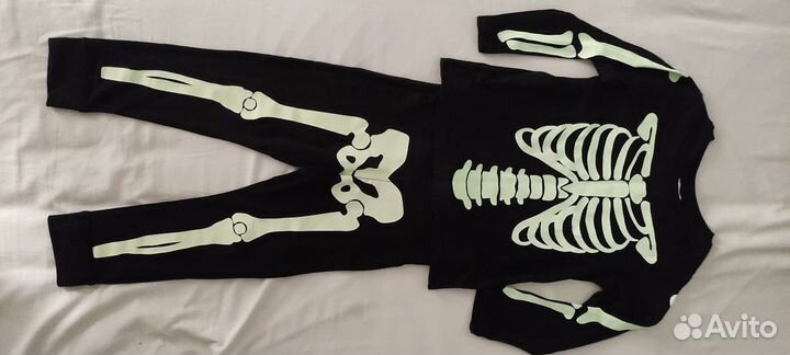 Костюм на хэллоуин детский скелет