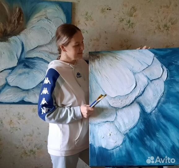 Интерьерная картина маслом на заказ