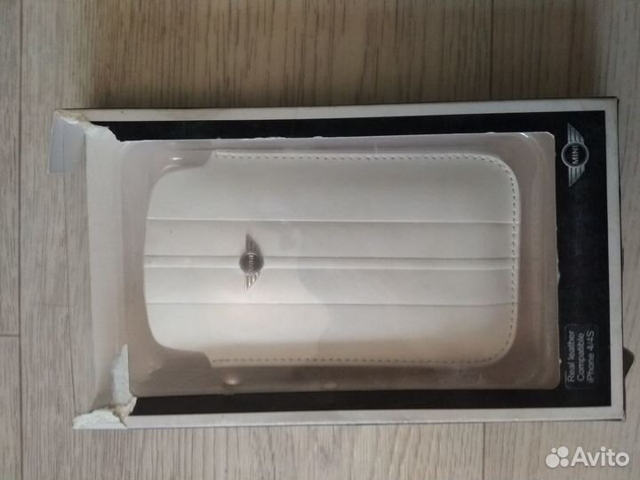 Чехол сумка iPhone 4/4s белый кожа