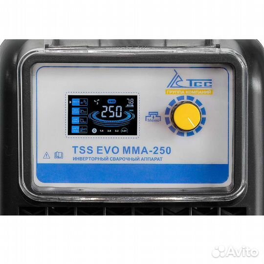 Сварочный инвертор тсс TSS Evo MMA-250, 035254