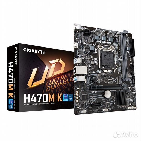 Комплект i3-10100F + gigabyte H470M K LGA1200