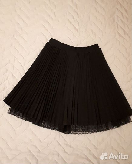 Юбка плиссерованная черная