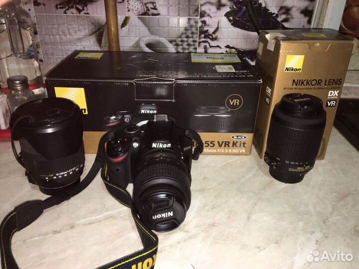 Зеркальный фотоаппарат nikon d3200