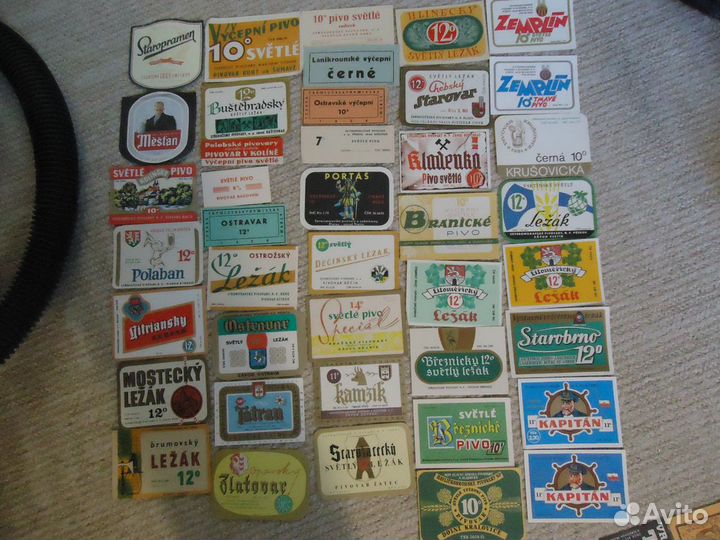 Этикетки пивные чехословацкие