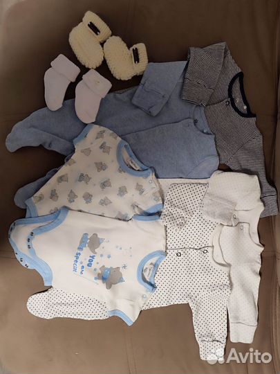 Пакет вещей на 1-2 месяца для мальчика