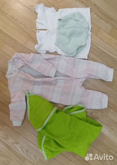 Детские вещи пакетом на девочку 74, 80