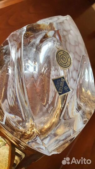 Ваза хрусталь производство Чехия