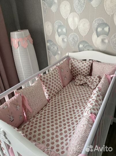 Комплект бортиков-подушек с одеялом (конверт)