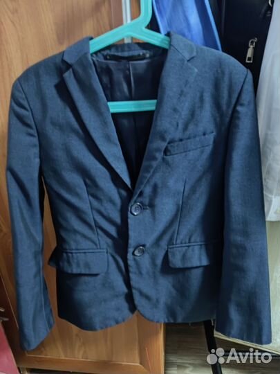 Школьный костюм для мальчика 128 синий