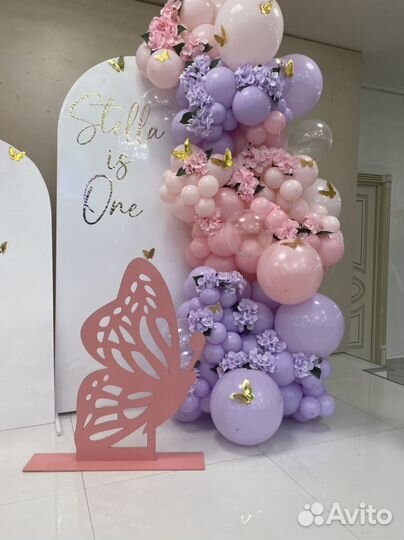 Фотозона на годик для девочки