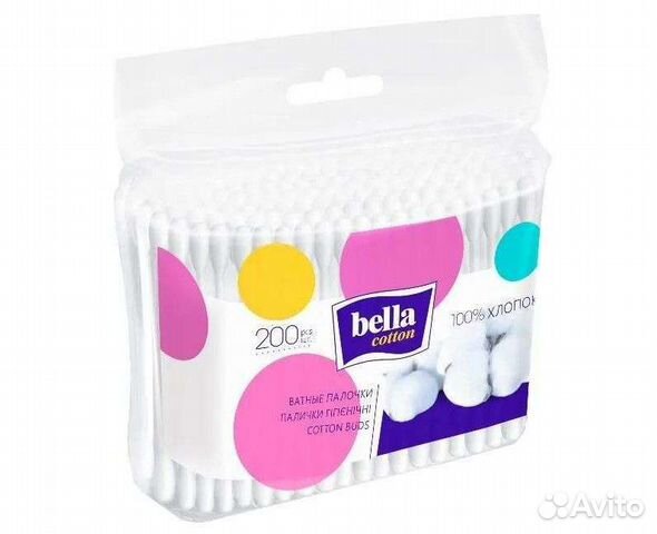 Ватные палочки bella, 200шт