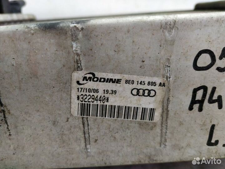 Интеркулер Audi A4 B7 2.0 BWE 2007