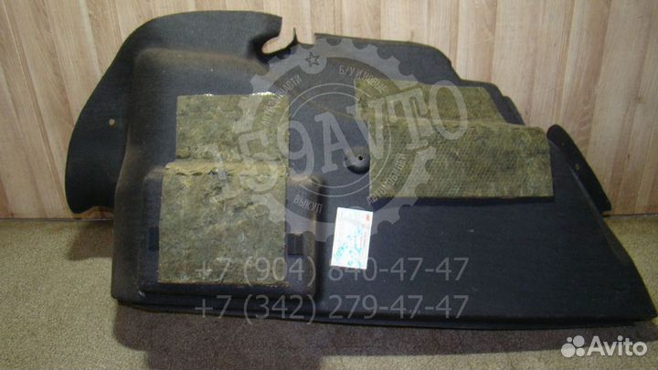 Обшивка багажника Peugeot 206