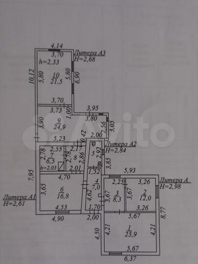 Дом 150 м² на участке 8 сот.