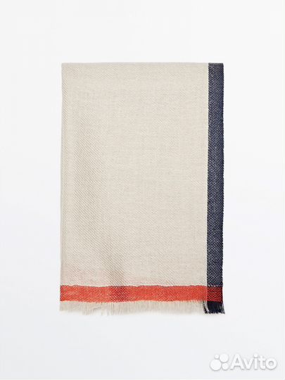 Новый шарф из шерсти Massimo dutti