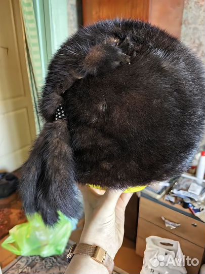 Шапка норковая женская