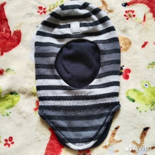 Шапка шлем reima 48 шерсть тонкая