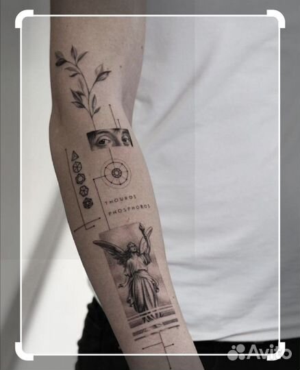 Модель на тату за расходники