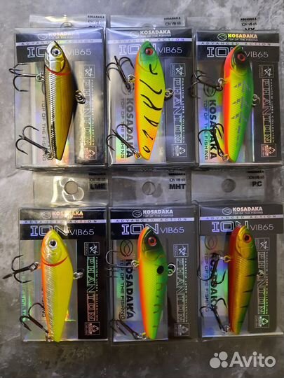 Раттлин Воблер Kosadaka Ion Vib 65S