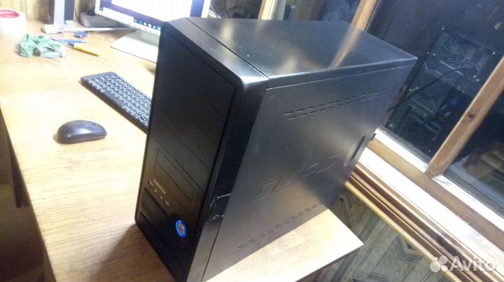 Блок сервера сборе 2 процессора AMD память 8Gb