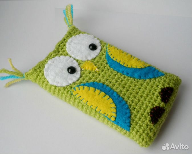 Уникальный вязаный чехол для телефона своими рукам