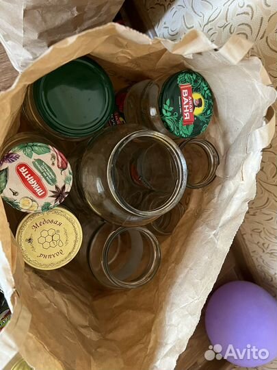 Банки стекляные пустые 0,5,75 0,3