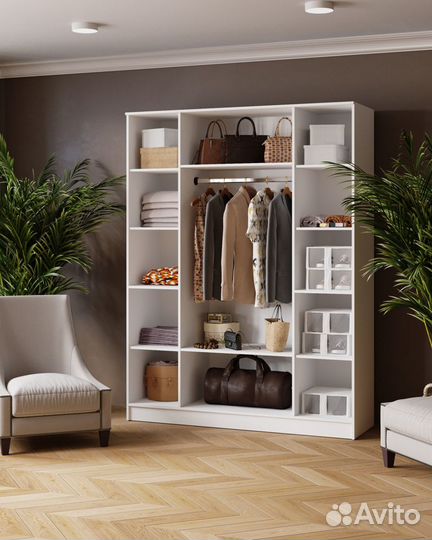 Шкаф распашной белый новый