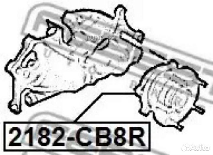 Ступица ford focus CB8 2011- EU
