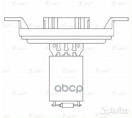 Резистор вентилятора отопителя (печки) УАЗ 3163