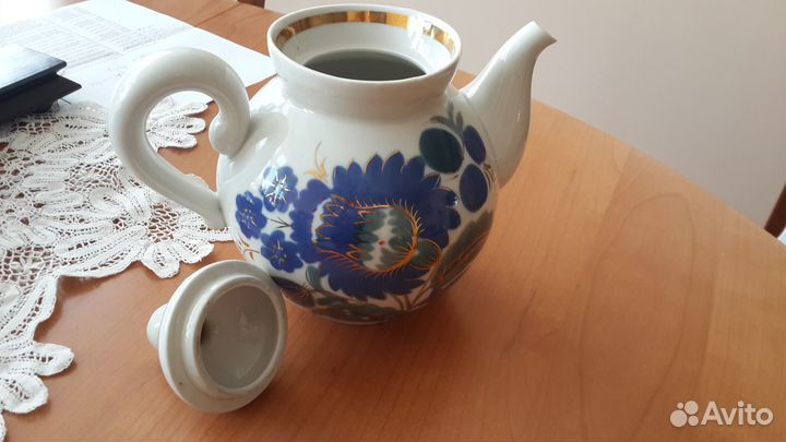 Чайник заварочный СССР, Городницкий фарфор. завод