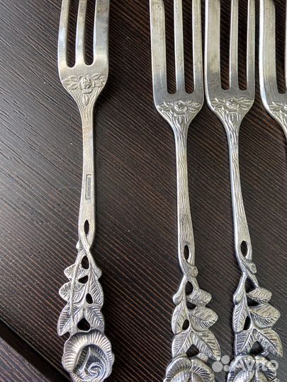 Десертные вилки Хильдесхаймская роза