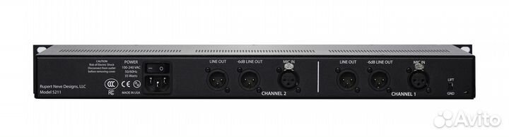 Rupert Neve Designs 5211 2-Channel Mic Pre