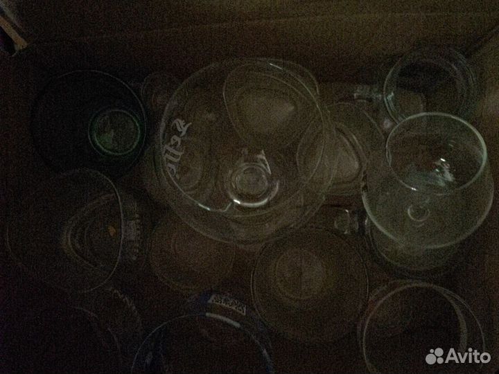 Бокалы 3 шт Leffe, Bacardi, JD