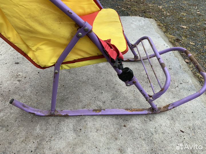 Детские санки коляска бу