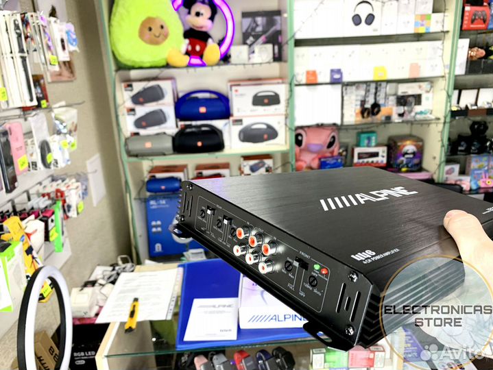 Усилитель Звука 1800 в Alpine 457 Угольный