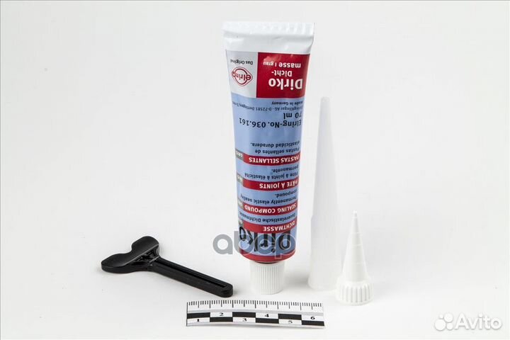Герметик термостойкий универс. dirko grey 70ML