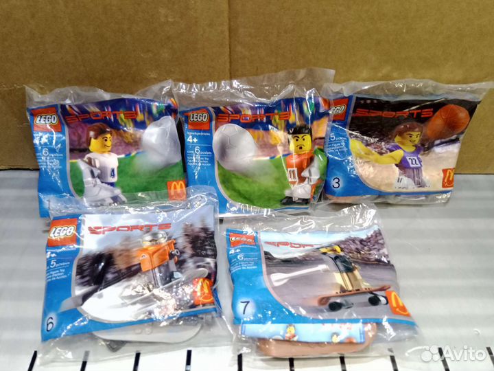 Lego Sports McDonalds Happy Meal (5 наборов)