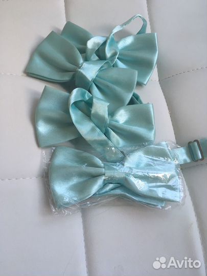 Бабочка, бабочка-галстук мятный, Тиффани, голубой