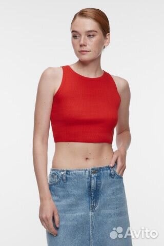 Укороченный топ zara