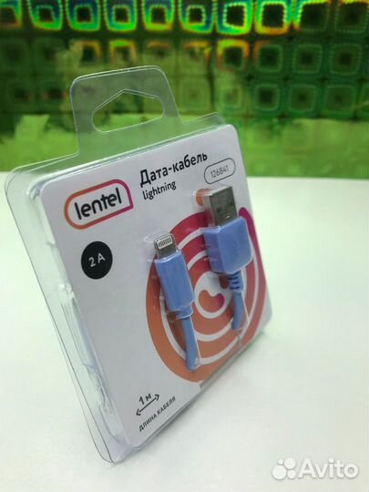 Зарядное устройство Кабель Usb-Lighting 1m Lentel