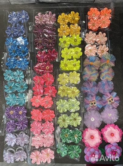 Резинки, Бантики ручной работы заколки ободок