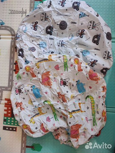 Простынь на круглую кроватку