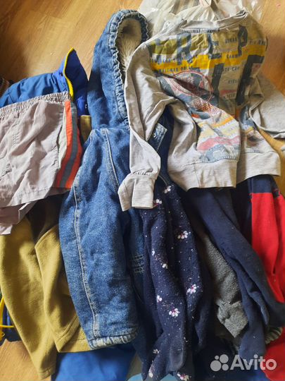 Вещи детские пакетами много цена за все 2-4 года