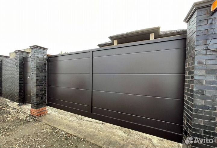 Откатные ворота под ключ