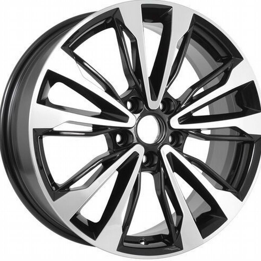 KDW KD1830 : 7x18 5*114,3 Et:37 Dia:66,6 Black Front Polished
