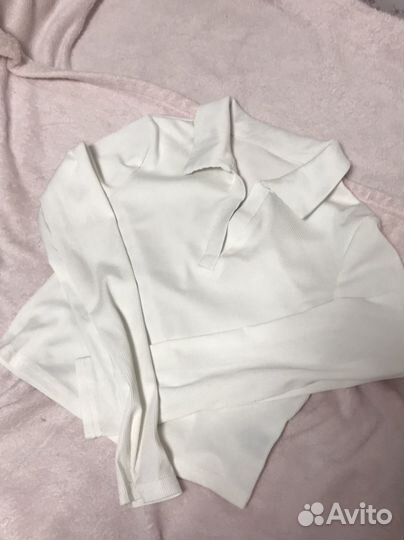 Блузка-топ с вырезом shein