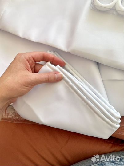 Новая штора для ванной/душа без рисунка