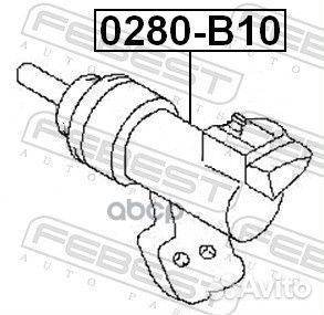 Цилиндр сцепления рабочий 0280B10 Febest