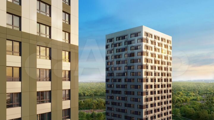 3-к. квартира, 65,1 м², 16/23 эт.