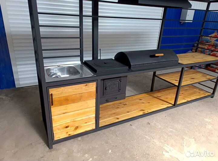 Мангальная зона, барбекю